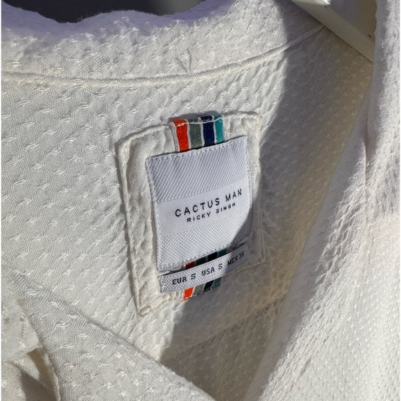 SOLD ON DEPOP : Cactus Man Camp Collar Shirt - Picture 3 of 4